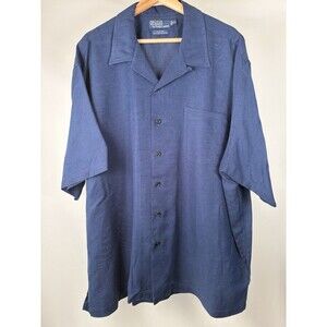 Polo Ralph Lauren "Clayton" Linen-Cotton Camp Shirt Men’s Size XXL